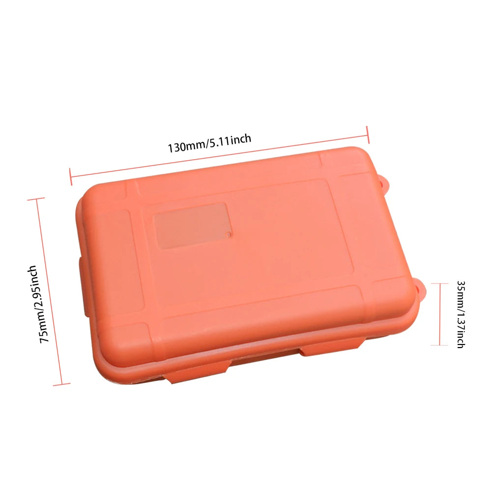 Outdoor Waterproof Survival Sealed Box Dustproof Shockproof Plastic EDC Tools Storage Container Case Holder Fishing Tackle Tools