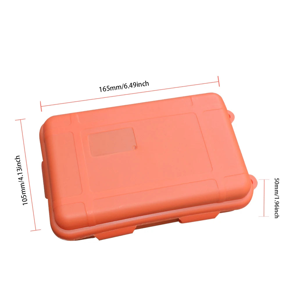 Outdoor Waterproof Survival Sealed Box Dustproof Shockproof Plastic EDC Tools Storage Container Case Holder Fishing Tackle Tools