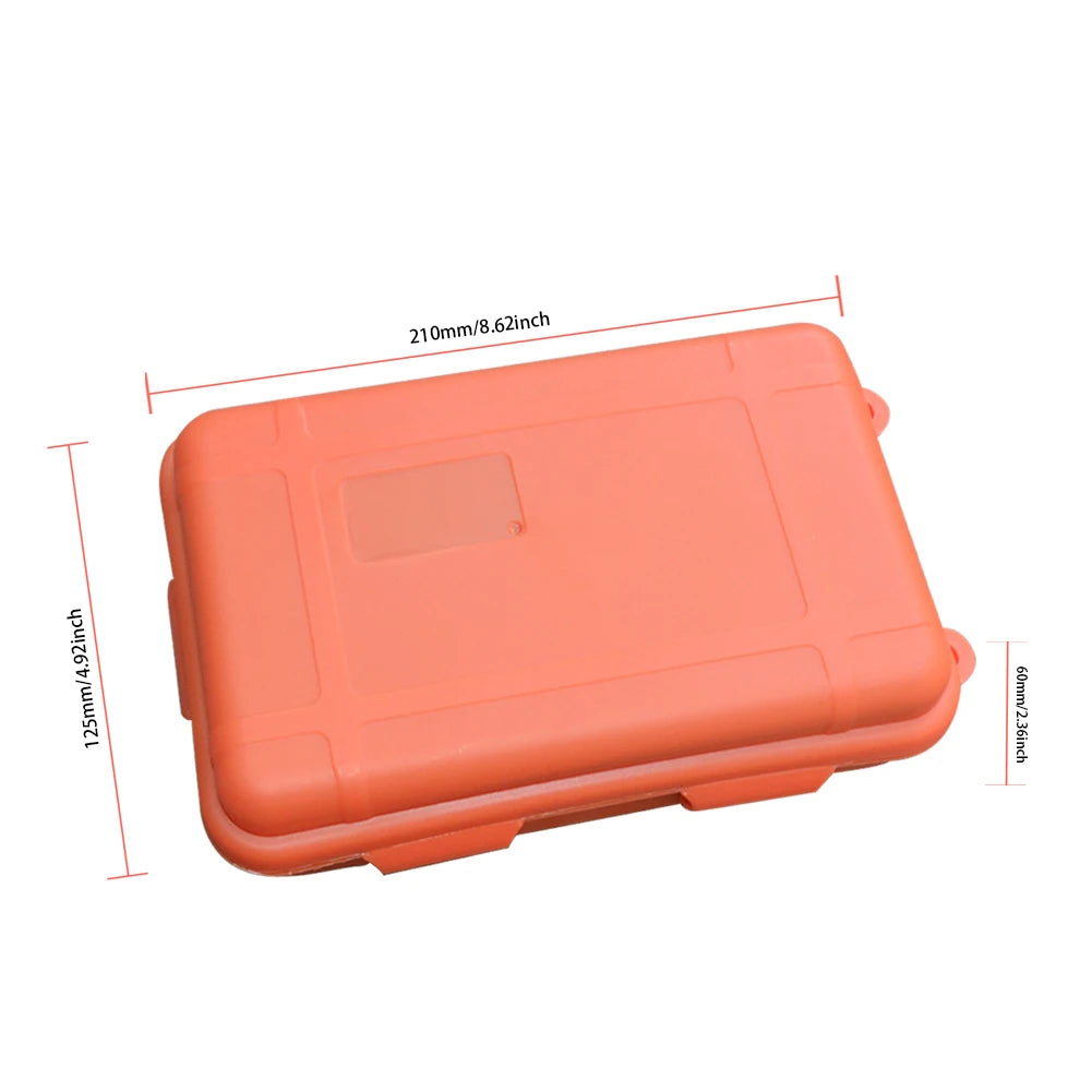Outdoor Waterproof Survival Sealed Box Dustproof Shockproof Plastic EDC Tools Storage Container Case Holder Fishing Tackle Tools
