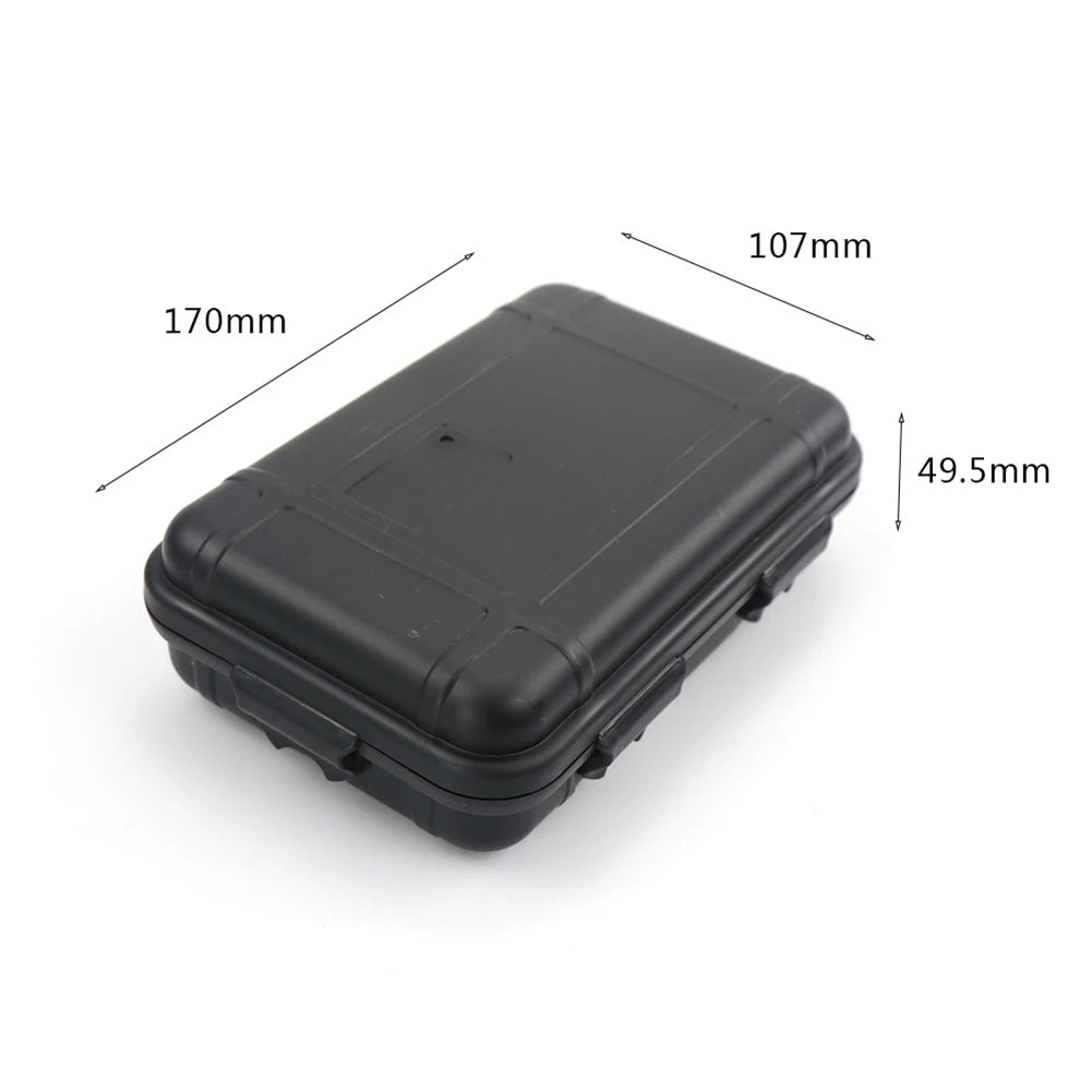 Outdoor Waterproof Survival Sealed Box Dustproof Shockproof Plastic EDC Tools Storage Container Case Holder Fishing Tackle Tools