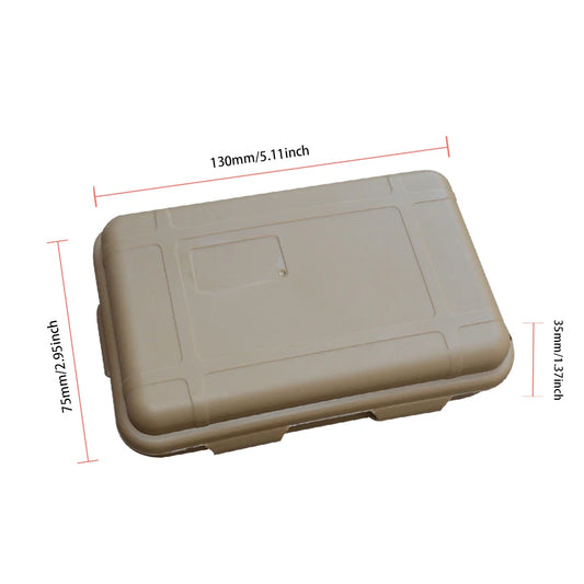 Outdoor Waterproof Survival Sealed Box Dustproof Shockproof Plastic EDC Tools Storage Container Case Holder Fishing Tackle Tools
